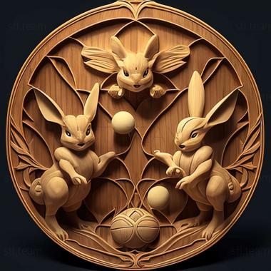 3D модель To Thine Own Pokmon Be True Pokmon Ping Pong Tournament ef (STL)